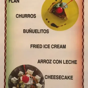 Desserts