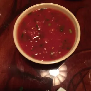 I&apos;m not understanding salsa from a can at a Mexican restaurant.