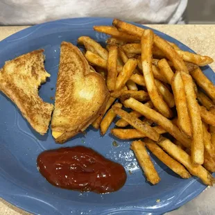 Grilled Cheese and fries