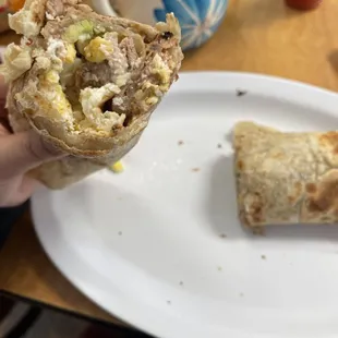 Steak baleadas!!! The best!!!!