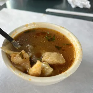 The comienso or as we commonly know a starter.  Taste great with lime.