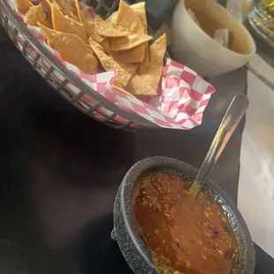 Complimentary Salsa is delish... nice kick!