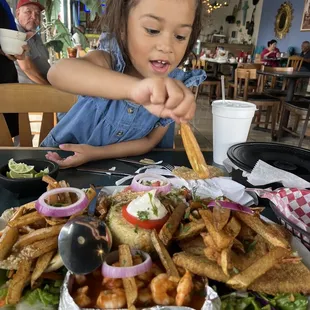 My toddler loved the fries and the "chicken" .. haha.. it was actually fried fish. She loved it. Lol.