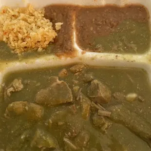 Chile verde de puerco