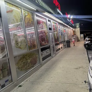 the outside of the store