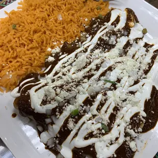 Enchiladas de Mole