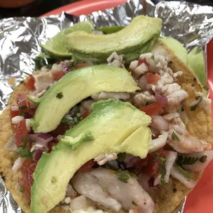 Ceviche Tostada