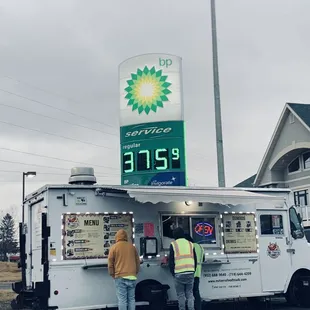 First visit this season.  Look at the gas compared to last year.