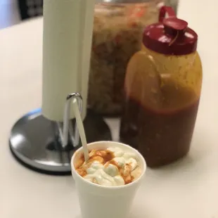 No chamoy on the corn, but added salsa.