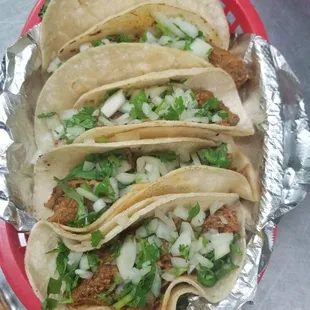 5 mini street tacos