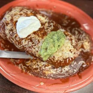 Beef chimichanga