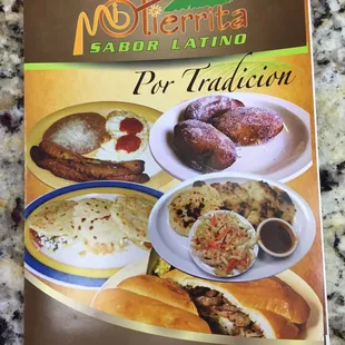a menu for a mexican restaurant
