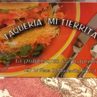 a plate of mexican food