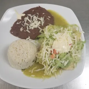Enchiladas verdes