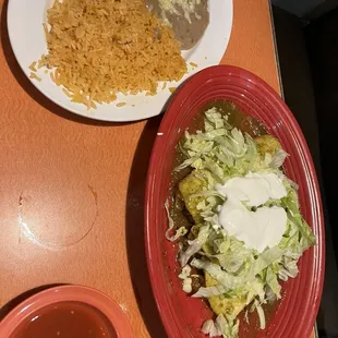 Enchiladas verdes
