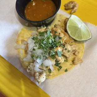 Chicken street taco
