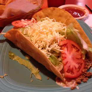 Beef taco salad