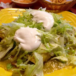 Enchiladas Verde