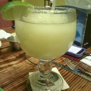 21oz frozen Margarita (it was full to the brim) $6.99
