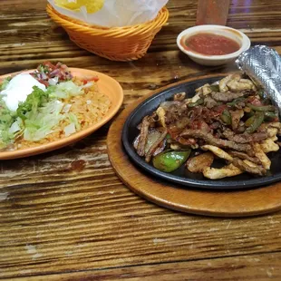 Fajitas lunch special