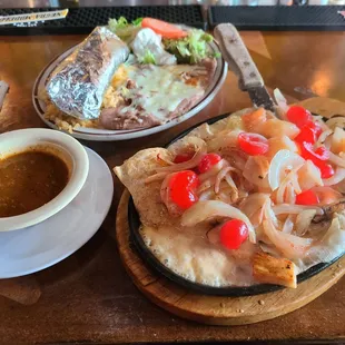 Pollo Monterrey w/ a side of house salsa to add some spice