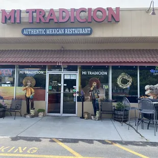 Inviting front entrance