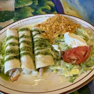 Shrimp Enchiladas