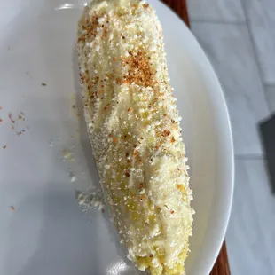 Street Mexican corn  on the cob