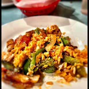 Aroz con pollo. It is very delicious!