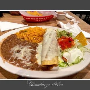 Chimichanga was delicious.