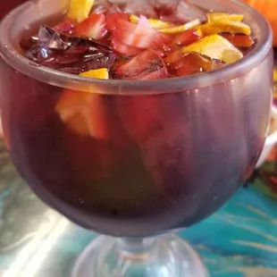 Freshly made Sangria.