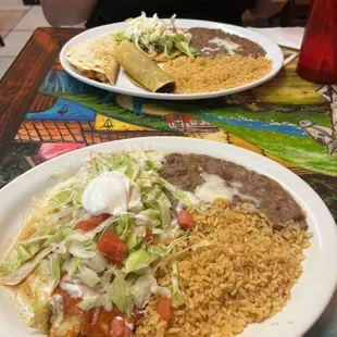 Combination platters