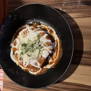 Enchiladas Rancheras con Vegetales