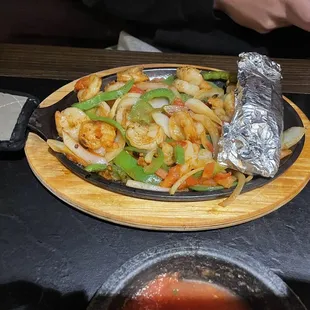 Shrimp Fajitas
