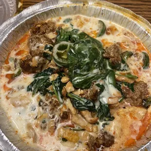 Mi Viejo dip.    I thought the dish would be more finely blended vs rough chop.