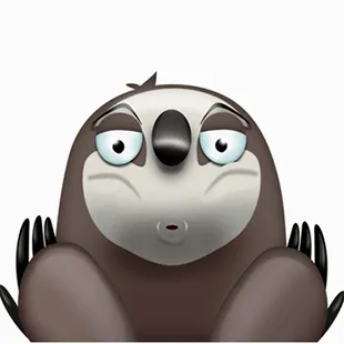 the face of a small animal