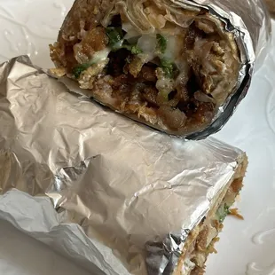 Super Chicharron Burrito