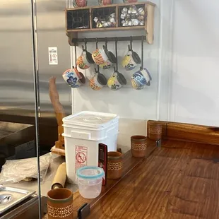 a kitchen counter