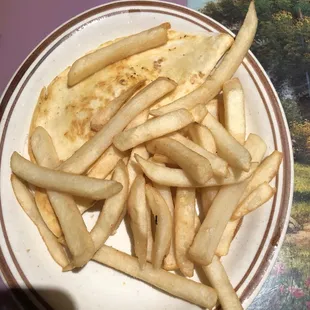 Kids meal cheese quesadilla $5.09