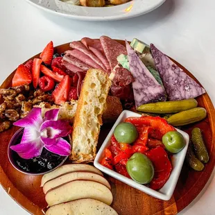 Meat and cheese board