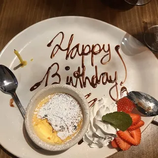 Saffron Creme Brulee