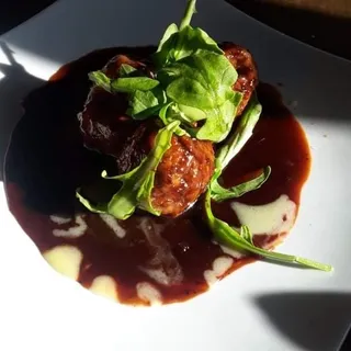 Lamb Meatballs with Chipotle Balsamic Glaze