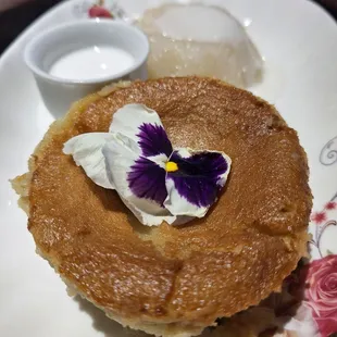 Thai custard with sticky rice