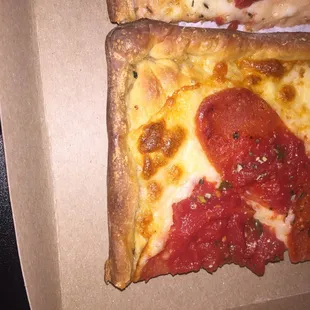 All I can say is one thing Grandma Style Sicilian pizza  Delicious!! Highly recommend trying this one! Yum!