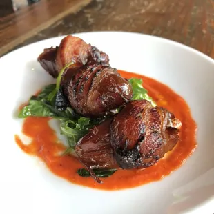 Bacon wrapped Dates