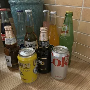 Beer and soda available