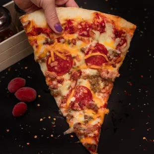 pizza, food
