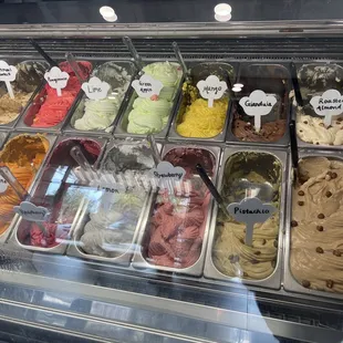 Gelato choices today 3/18/23