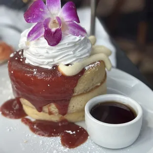 Guava and Cheese Pancakes