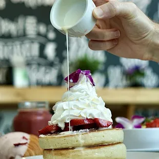 food, waffles